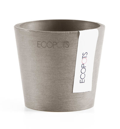 Ecopots Amsterdam gråbrun 8 cm Ecopots Amsterdam gråbrun 8 cm